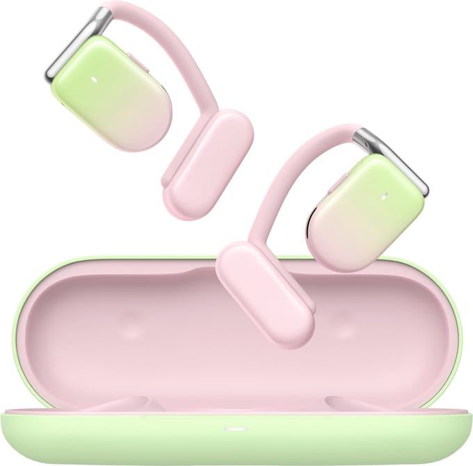 Joyroom Open Ear - Draadloze Oordopjes - Bone Conduction - Sport - Roze