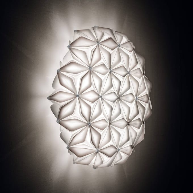 Slamp La Vie L plafondlamp, breedte 71 cm, wit