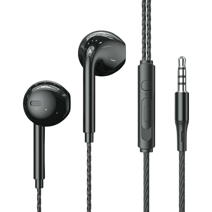 Essager Bedrade Earbud 3,5mm Zwart