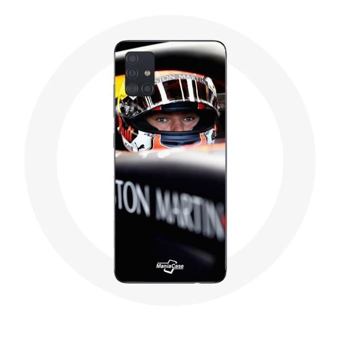 Case voor Samsung Galaxy A71 Formule 1 Max Verstappen Autocoureur