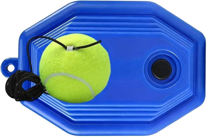 Tennistrainingswand - Bal training - Solo oefenen - Elastische rebound bal - 21 cm - Diamant