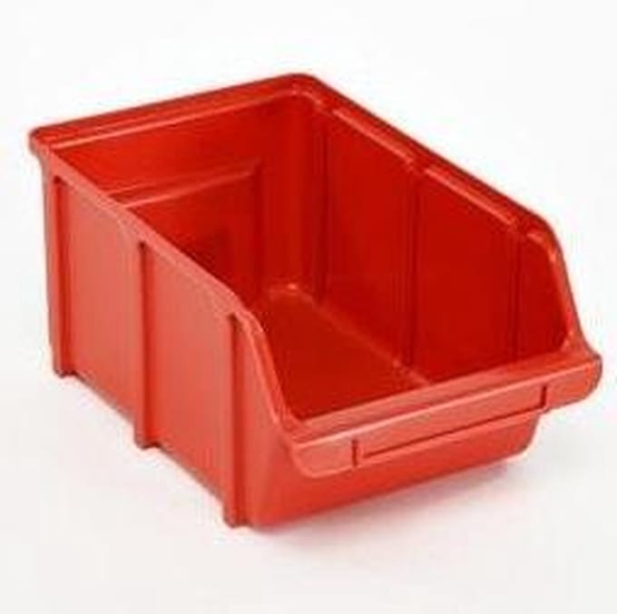 Raaco Magazijnbakken Stapelbak 4, rood BIN 4