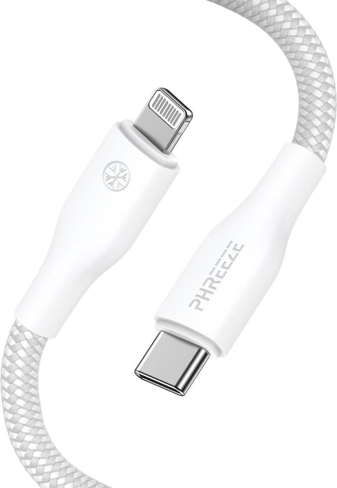 Oplaadkabel geschikt voor iPhone kabel 1m - Fast charge - Geschikt voor Lightning oplaadkabel - Phreeze
