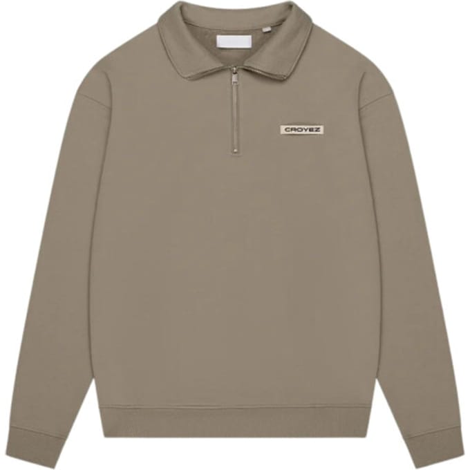 croyez homme Etiquette half-zip sweaters cr2-pf25-02