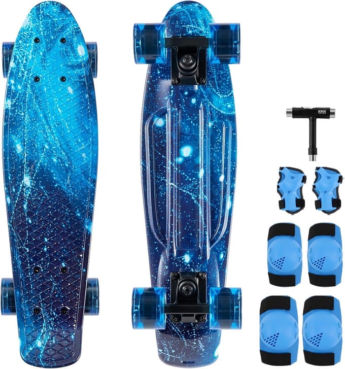 Compleet Skateboard Cruiser 55cm | Beginners & Gevorderden | Stille Wielen