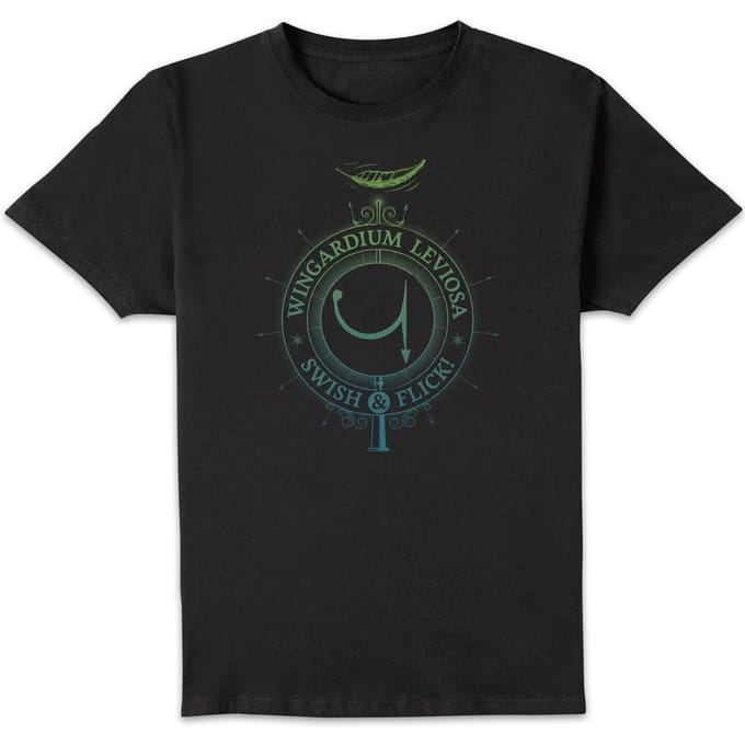 Harry Potter Wingardium Leviosa t-shirt - Zwart - M