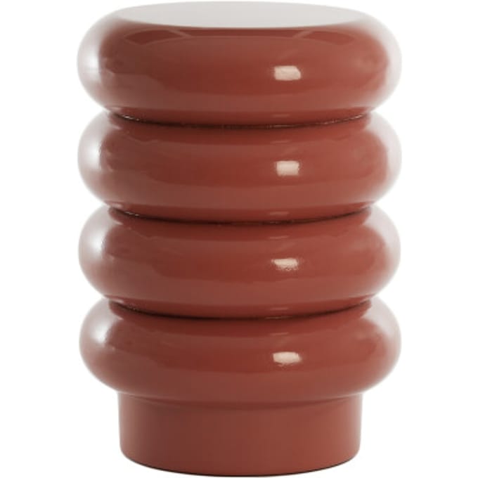 Light & Living Bijzettafel Mirogi - Rood - Ø30cm - Modern