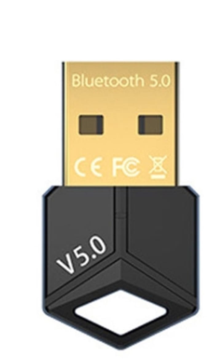Bluetooth 5.0 USB adapter voor PC en Laptop - Bluetooth Dongle - Receiver - draadloze ontvanger - Windows 11/10/8.1/8/7/XP Plug and Play - zwart