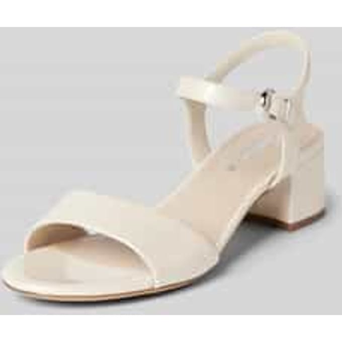Tamaris dames sandalen met hak wit - Maat 37