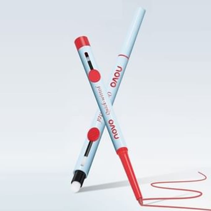 NOVO - Smart Stereo Double-Ended Lip Liner - 4 Colors 04# Rose Pink - 200mg
