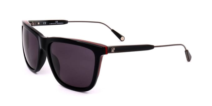 Carolina Herrera SHE809 Shiny black 56/17/145 MAN Zonnebrillen