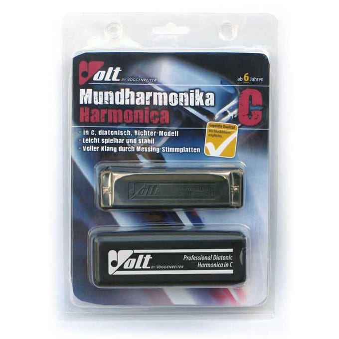 Voggenreiter VOG - VOLT mondharmonica metaal