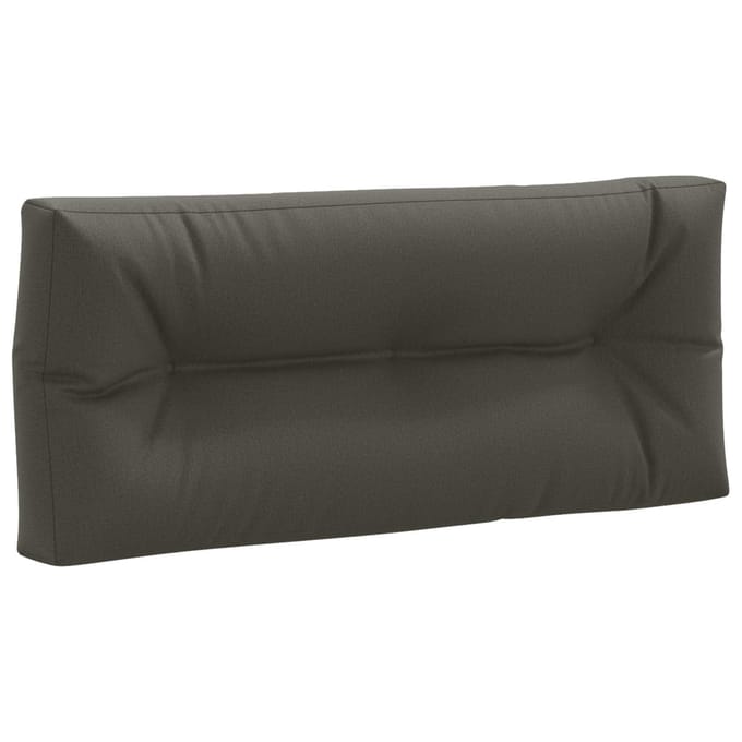 vidaXL - Palletrugkussen - VIANEN - 100% - Polyester - Antraciet