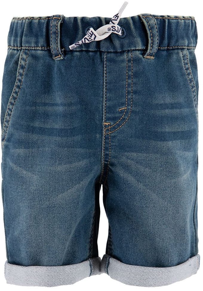 Levi´s ® Kids Dobby Pull On Korte Jeans Blauw 24 Months Jongen