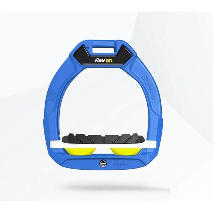 Veiligheidseindelen voor het rijden Scheve Grip Blauw/Wit/Geel kind Flex-On Safe-On
