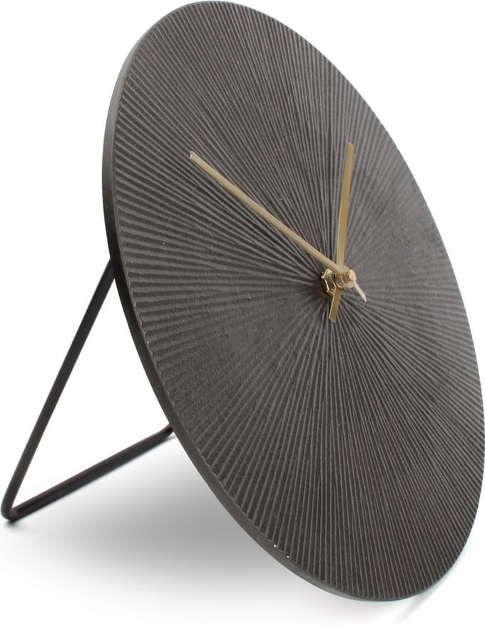 Salt&Pepper - Tafelklok - Zone - Ribble - 26 cm - zwart