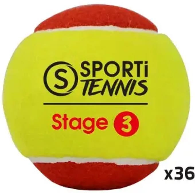 Zak met 36 tennisballen Sporti Stage 3