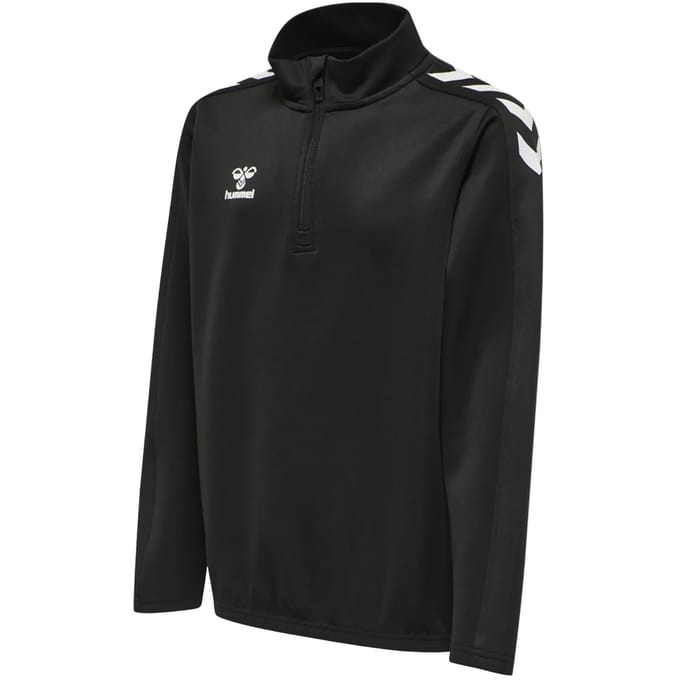 Hummel Core Xk Poly Sweatshirt Met Halve Rits Zwart 164 cm Kinderen