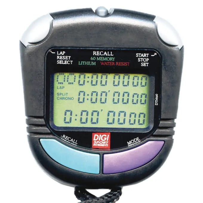 Stopwatch met nachtlampje Kuebler Sport DIGI PC-91