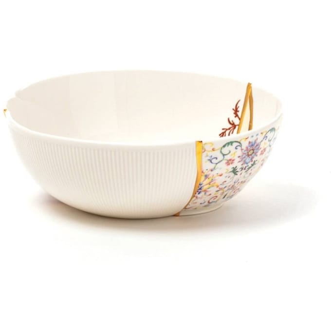 SELETTI slakom Kintsugi 1, kleurrijk, 300 ml, porselein