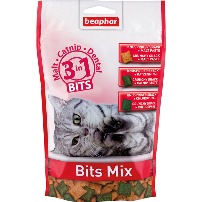 150g Bits Mix Beaphar Kattesnack
