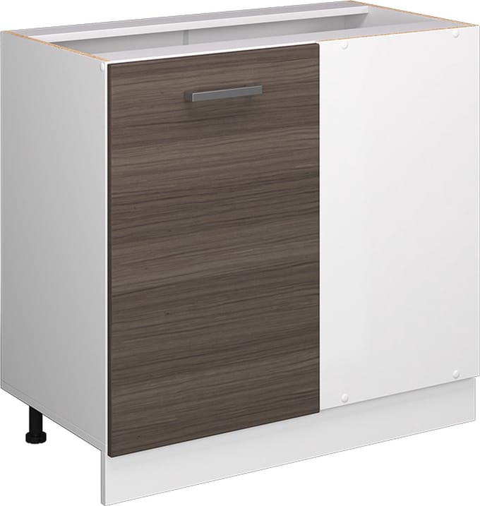 Vicco R-Line Hoekkast – 86 cm zonder werkblad Edel grijs
