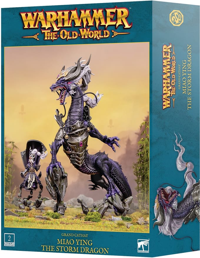Beeldje Games Workshop Warhammer ToW - Grand Cathay Miao Ying Le Dragon de la Tempete
