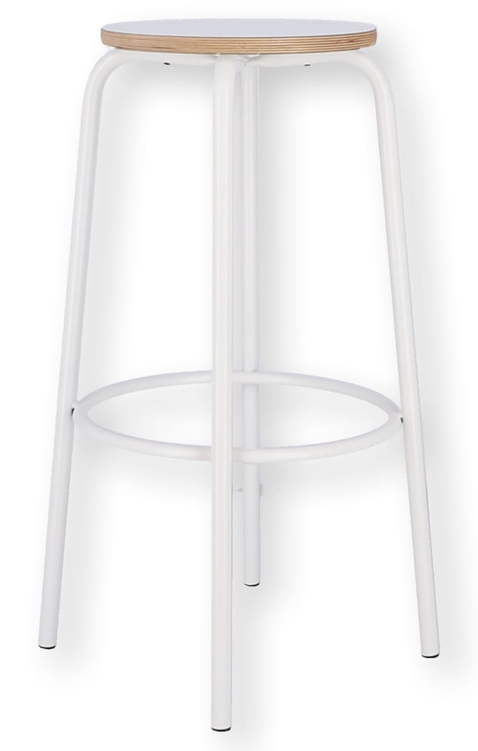 Jan Kurtz Barkruk PARIS - wit - 75 cm