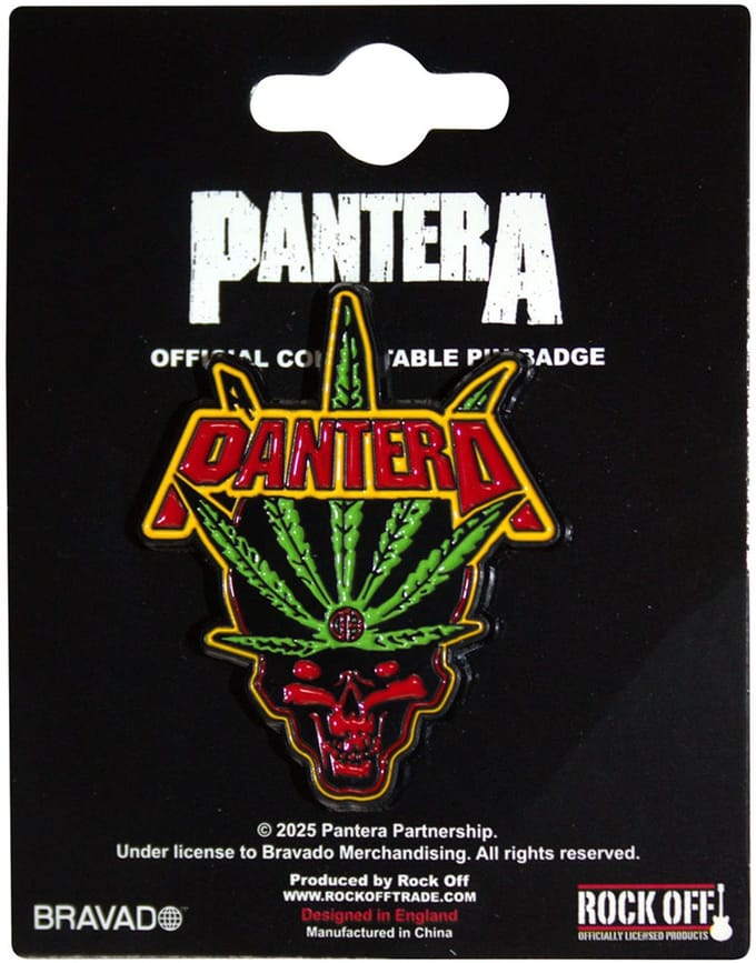 Pantera - Leaf Skull - Pin