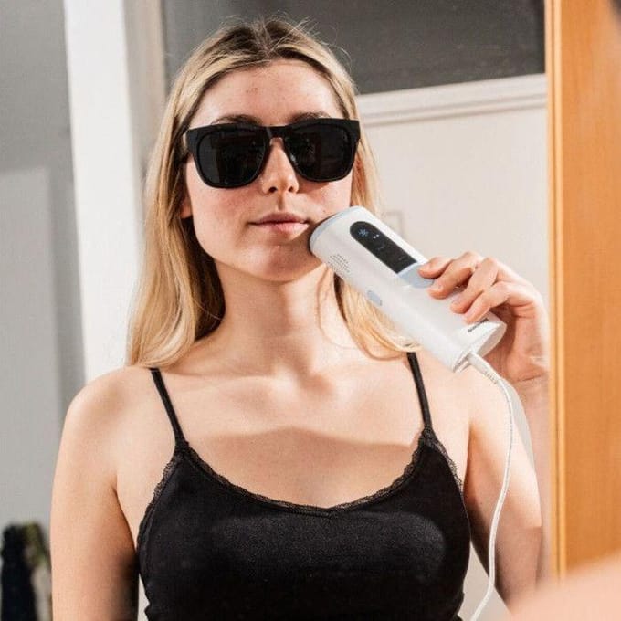 IPL Ontharapper - INNOVAGOODS - Koude Functie - Beschermende Bril - Pijnloze Ontharing