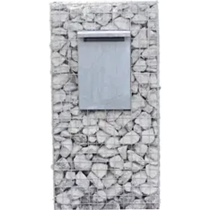 Giardino Brievenbus Como Postale - Natuursteen - Blauwsteen - 60x120x50cm