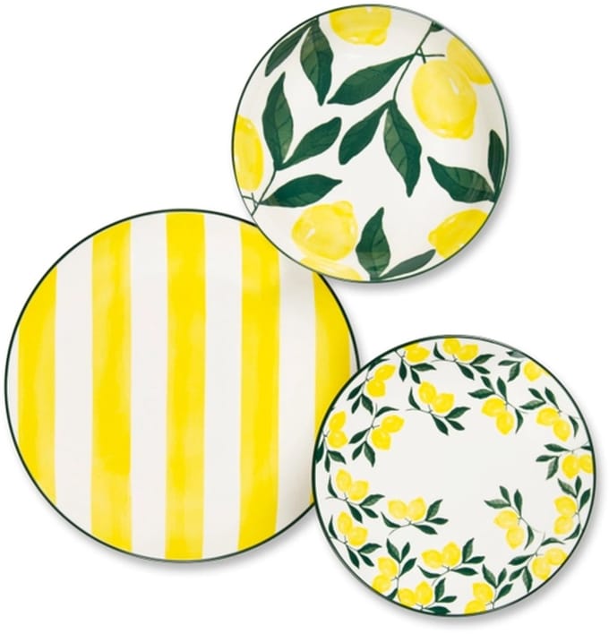 Excelsa Positano Serviesset 18-delig – Multicolor – Italiaans Design – Voor 6 Personen