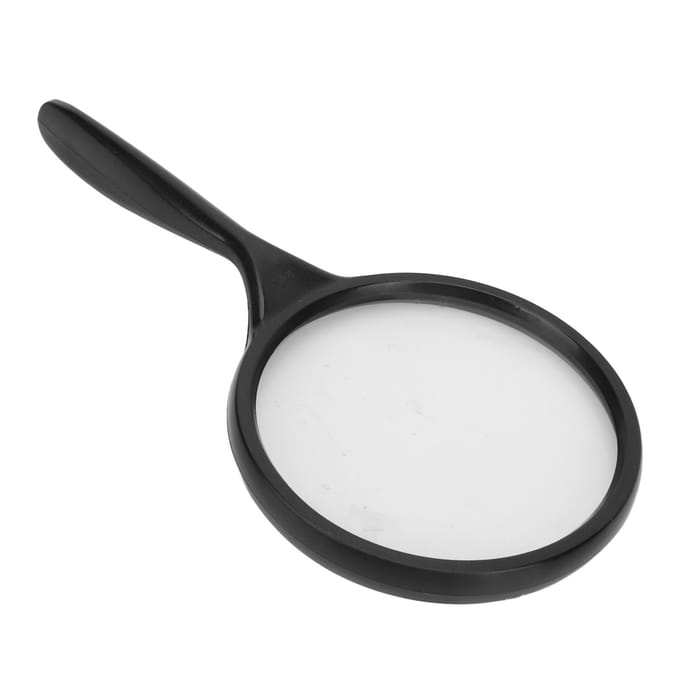 Loupe portative 3x ergonomique à manivelle pour personnes âgées pour la lecture