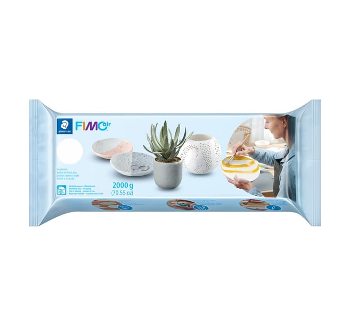 FIMO air - luchtdrogende boetseerklei - blok 2 kg - wit