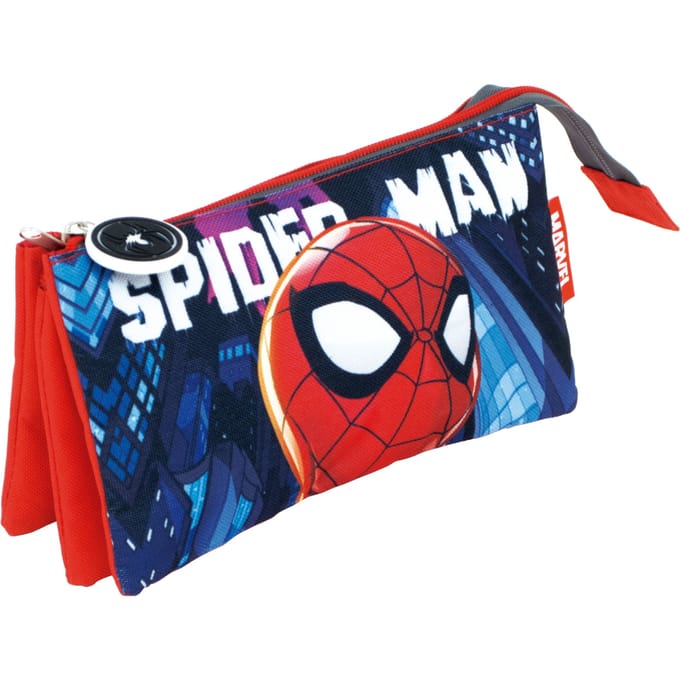 Marvel Etui Spider-man Junior 21 X 11 Cm Polyester Rood