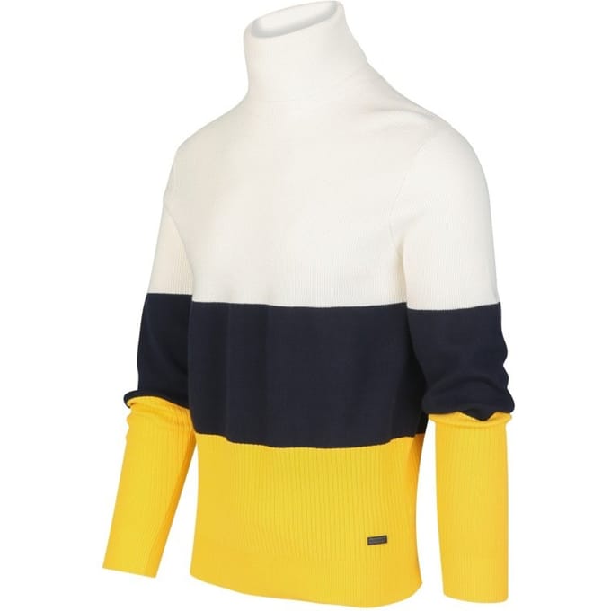 Blue Industry Coltrui 3-color Wit/Navy/Geel (KBIW19 - M21 - Offwhite)