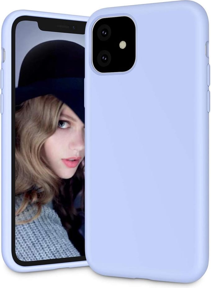 HB Hoesje Geschikt voor Apple iPhone 11 - Paars - Siliconen Back Cover