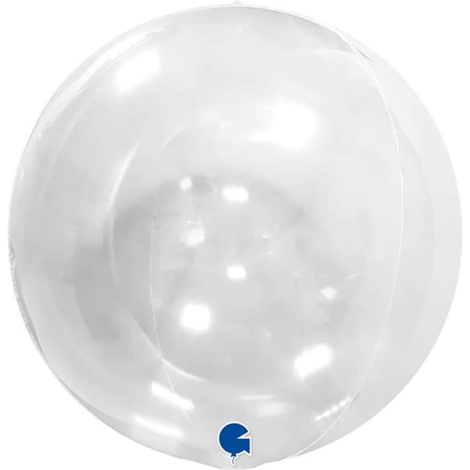 Ballon Transparent 15' Globe Transparent Avec Valve 4D