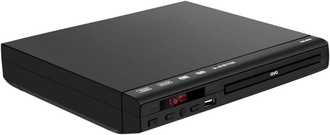 Dvd-speler - Cd-speler - Films Kijken - Multiregio Compatibel - Compact Formaat - Zwart