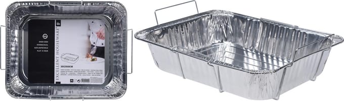 Schaal Aluminium met Metalen rek