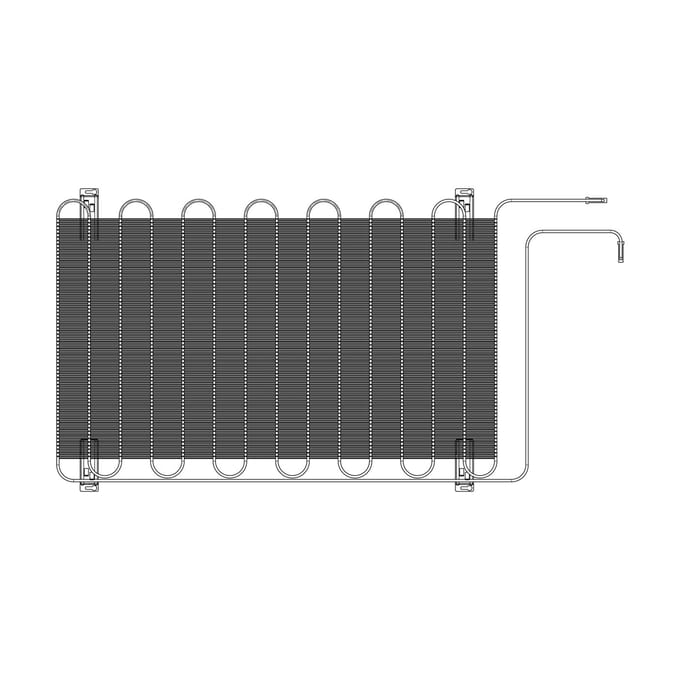 AEG condensator, kompleet, 568x960mm 2427044082