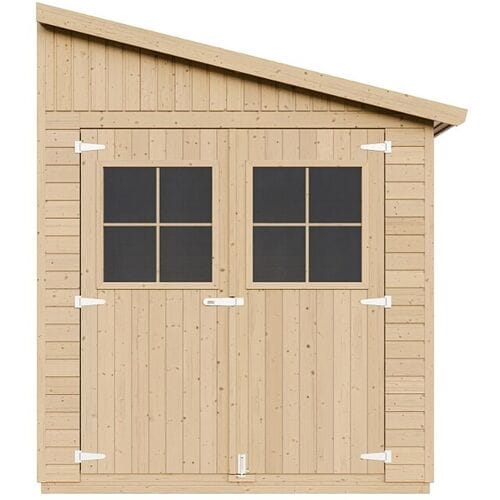 Timbela Houten tuinschuurtje met geimpregneerde vloer - 8.1 m² - M340A+M340G
