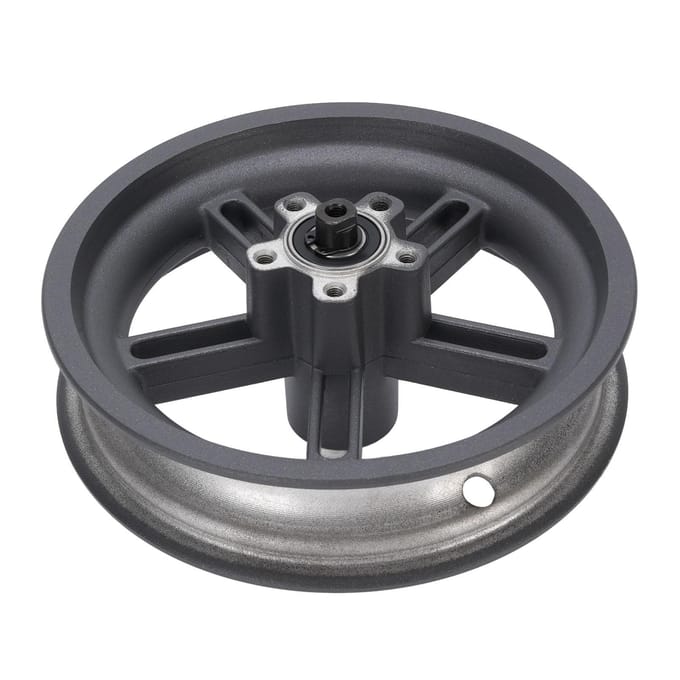 Elektrische Scooter Achterwielnaaf Aluminiumlegering Lichtgewicht Precisielager Stil Massief Wielnaaf black