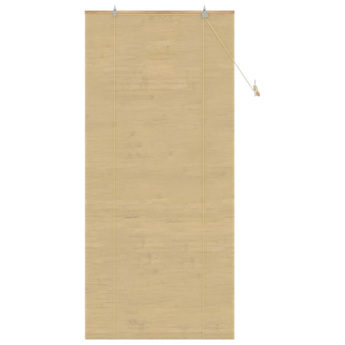 vidaXL - Rolgordijn - Naturel - 100 - x - 220 - cm - Bamboe