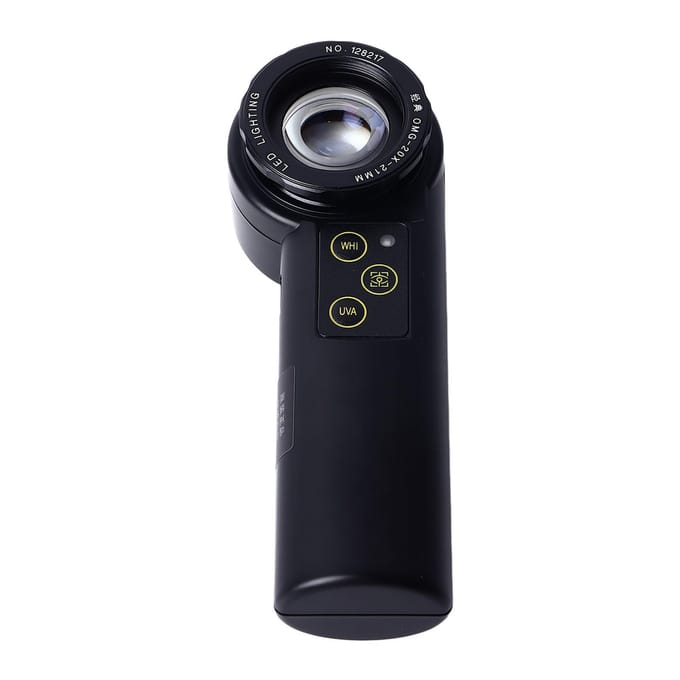 Monoculaire Horlogemakers Loep Licht LED Zakloep voor Munten Postzegels 20x