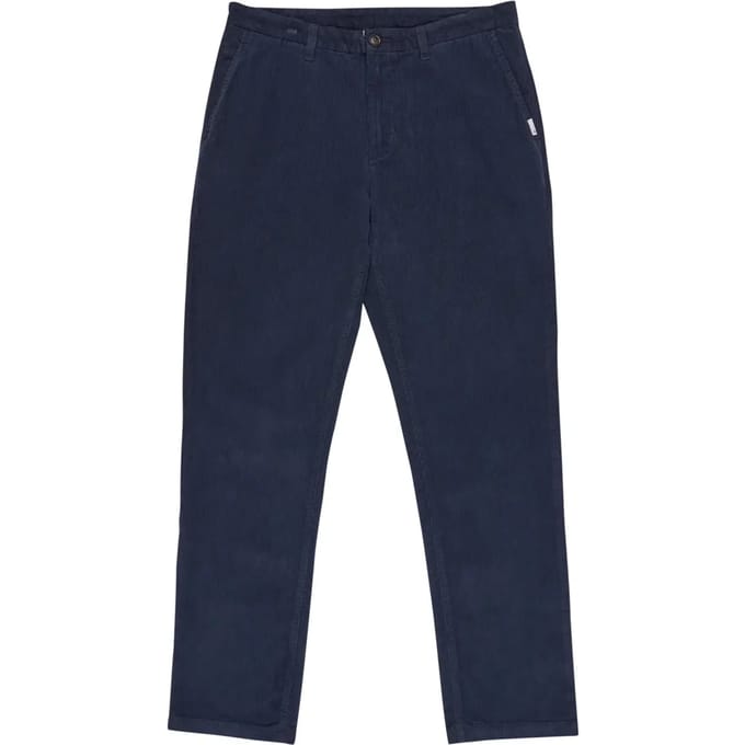 Element Corduroy Regular Fit Chino Broek Blauw 30 Man
