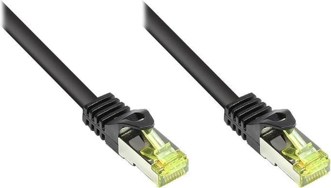 Alcasa electronik Good Connections RNS patch cable - 1.5 m - black - Zwart - 1m