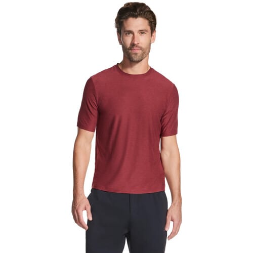 Skechers Go Dri All Day Tee, Mannen, Rood, T-shirt, maat: M