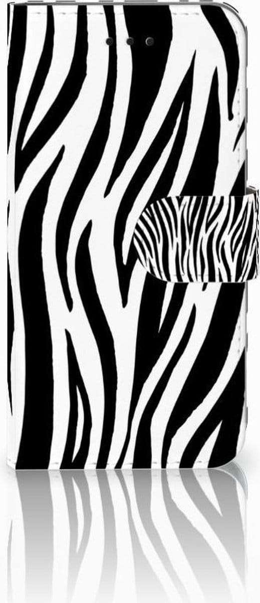 Apple iPhone X | Xs Telefoonhoesje met Pasjes Zebra