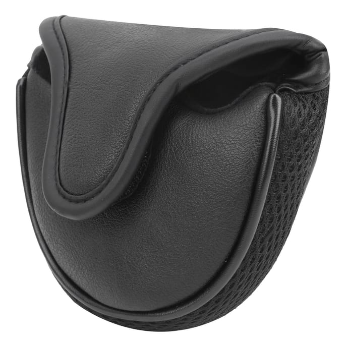 Golf Putter Beschermhoezen Headcover Halve Cirkel PU Leer Beschermer Waterdicht Accessoire zwart